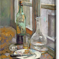 Still Life with Bottle and Jug - Canvas Print