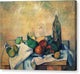 Still Life with Bottle of Liqueur - Canvas Print