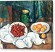 Still Life With Cherries And Peaches - Canvas Print