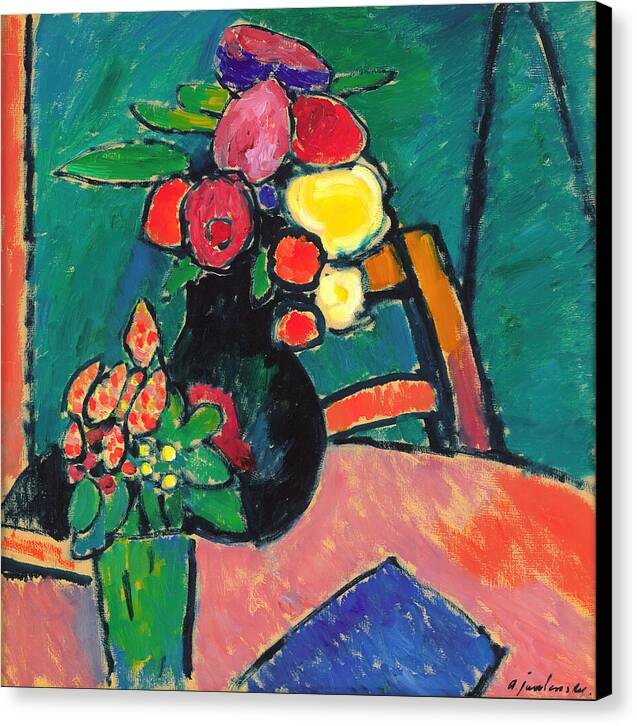 Still Life with Flowers - Canvas Print