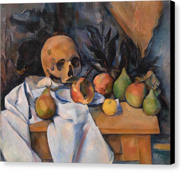 Still Life with Skull - Canvas Print