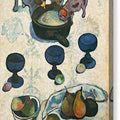 Still Life with Three Puppies - Canvas Print