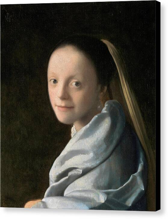 Study of a Young Woman - Canvas Print