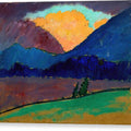 Summer Evening in Murnau - Canvas Print