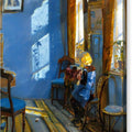 Sunlight in the Blue Room - Canvas Print