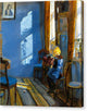 Sunlight in the Blue Room - Canvas Print
