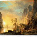 Sunset in the Rockies - Canvas Print