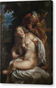 Susanna and The Elders - Canvas Print