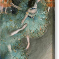 Swaying Dancer - Dancer in Green - Canvas Print