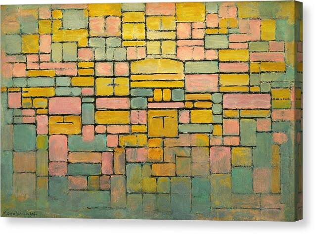 Tableau no. 2 Composition no. V - Canvas Print