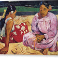 Tahitian Women on the Beach - Canvas Print