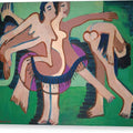 Tanzgruppe - Canvas Print