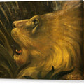 Tete de lion - Canvas Print