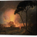 The Annual Girandola at the Castel Sant'Angelo, Rome - Canvas Print