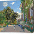 The Artist's House at Argenteuil - Canvas Print