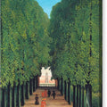 The Avenue in Saint-Cloud Park - Canvas Print