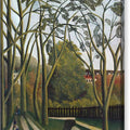 The Banks of the Bievre near Bicetre - Canvas Print