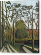 The Banks of the Bievre near Bicetre - Canvas Print