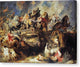 The Battle of the Amazons - Canvas Print