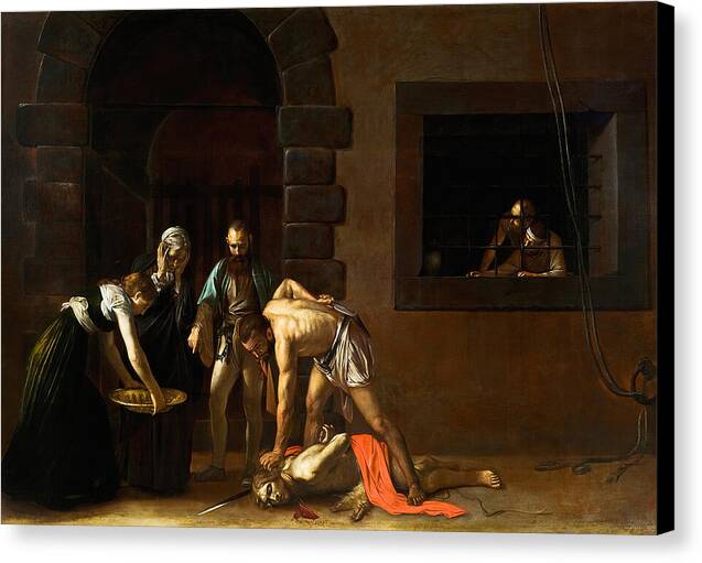 The Beheading of St. John the Baptist - Canvas Print