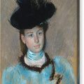 The Black Hat - Canvas Print