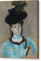 The Black Hat - Canvas Print
