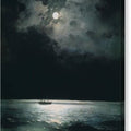 The Black Sea at Night - Canvas Print