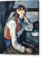The Boy in the Red Vest - Canvas Print