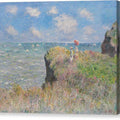The Cliff Walk at Pourville - Canvas Print