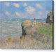 The Cliff Walk at Pourville - Canvas Print