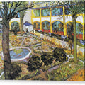 The Courtyard of the Hospital at Arles - Canvas Print