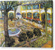 The Courtyard of the Hospital at Arles - Canvas Print
