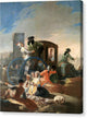 The Crockery Vendor - Canvas Print