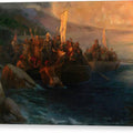 The Disembarkation of Christopher Columbus - Canvas Print