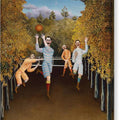 The Football Players - Canvas Print