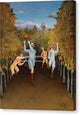 The Football Players - Canvas Print