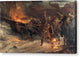 The Funeral of a Viking - Canvas Print