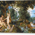 The Garden of Eden with the Fall of Man - Canvas Print