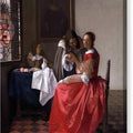 The Girl with the Wine Glass - Canvas Print
