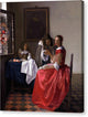The Girl with the Wine Glass - Canvas Print