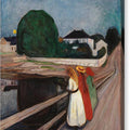 The Girls on the Bridge - Canvas Print