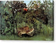 The Hungry Lion Throws Itself on the Antelope - Canvas Print