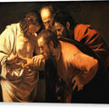 The Incredulity of Saint Thomas - Canvas Print