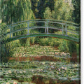 The Japanese Footbridge and the Water Lily Pool, Giverny - Canvas Print