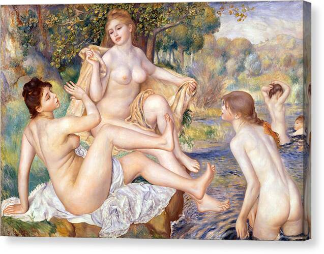 The Large Bathers - Canvas Print