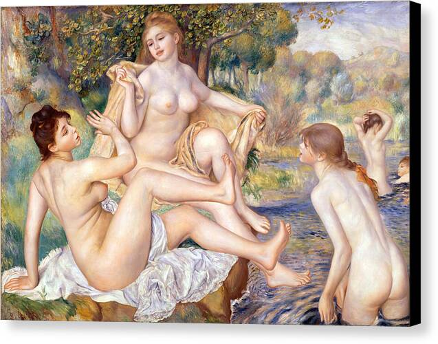 The Large Bathers - Canvas Print