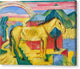 The Long Yellow Horse - Canvas Print