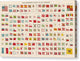 The Maritime Flags of All Nations, 1851 - Canvas Print
