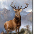 The Monarch of the Glen - Canvas Print