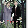 The Muse Inspiring the Poet - Canvas Print